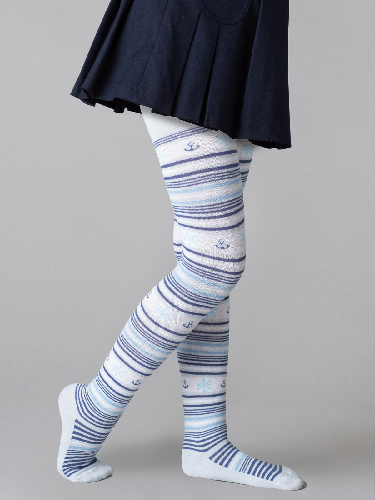 

Колготки детские OMSA kids 13P65-2 цв. серый р. 128, 13P65-2