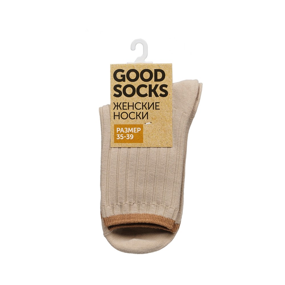 Носки женские Good Socks GSL1Po бежевые 35-39