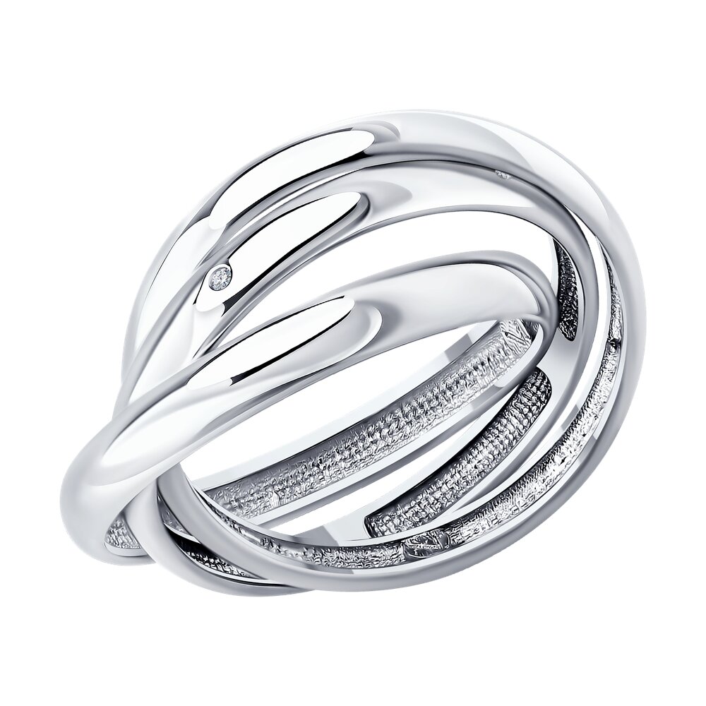 

Кольцо из серебра р. 18,5 Diamant 94-211-02238-1, бриллиант, 94-211-02238-1