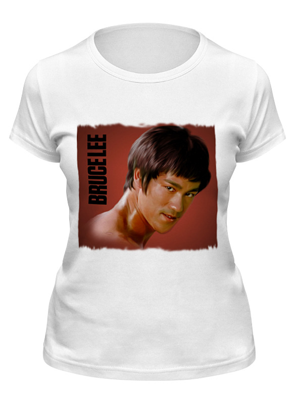 

Футболка женская Printio Bruce lee белая L, Белый, Bruce lee