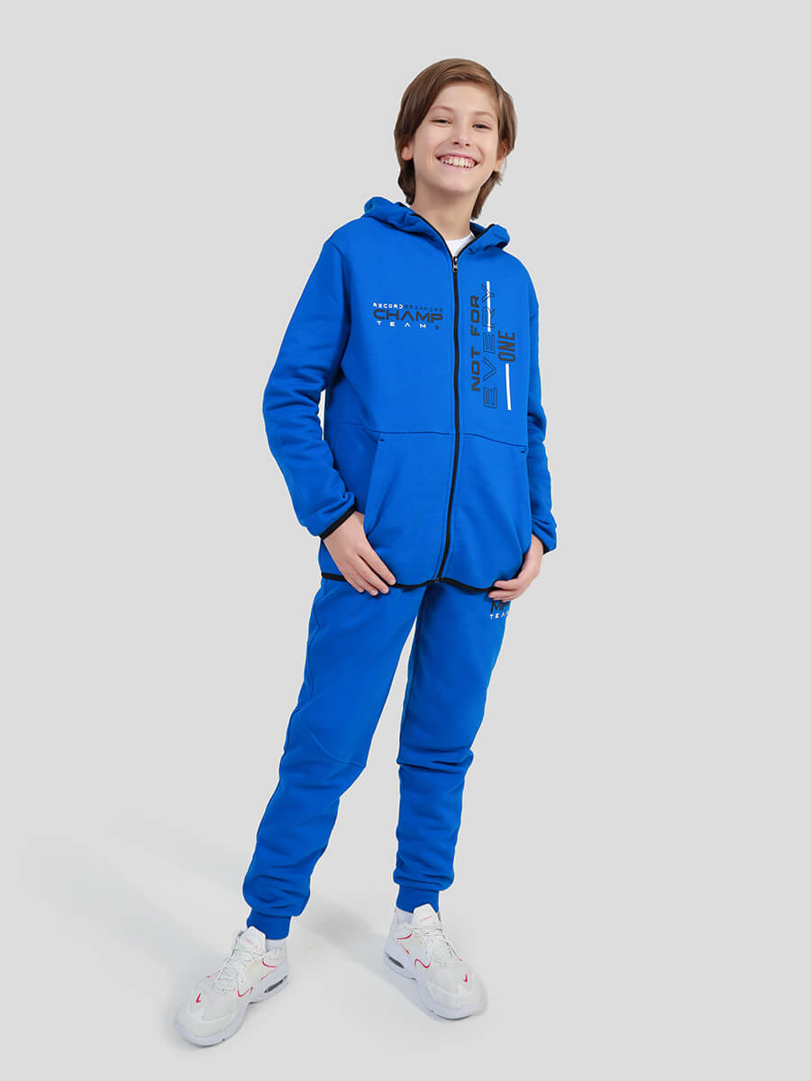 

Костюм спортивный детский VITACCI DS6395-33 цвет индиго размер 146-152, Синий, Костюм спортивный