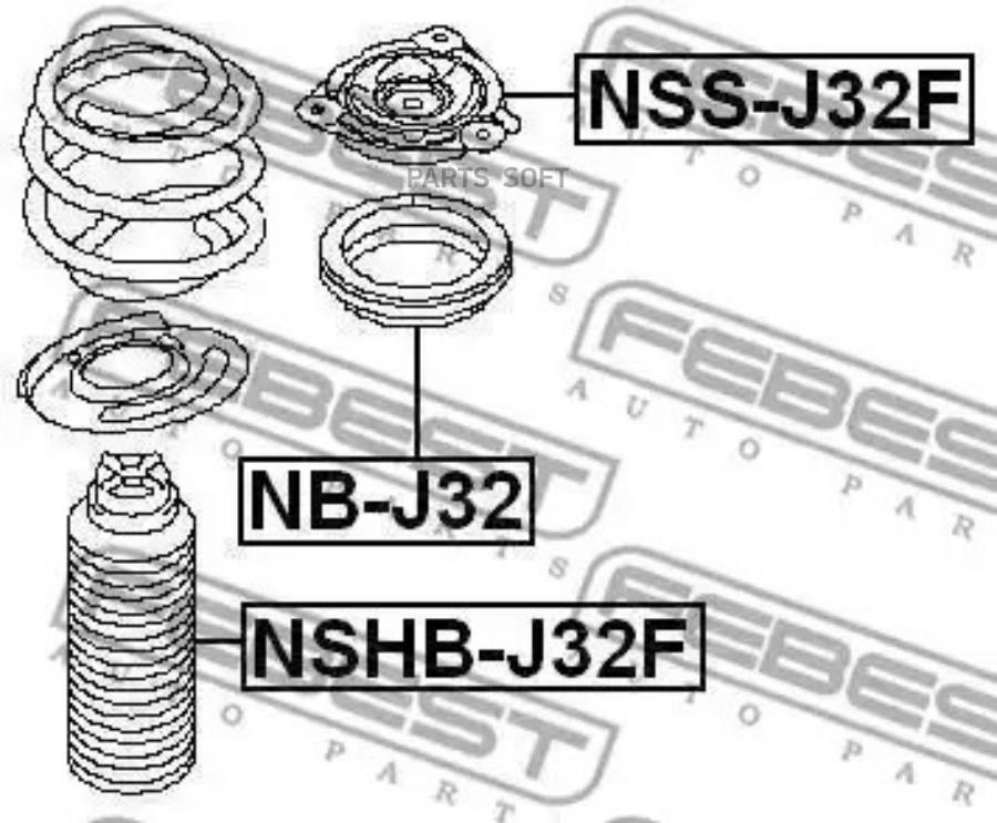 

Подшипник Febest NBJ32