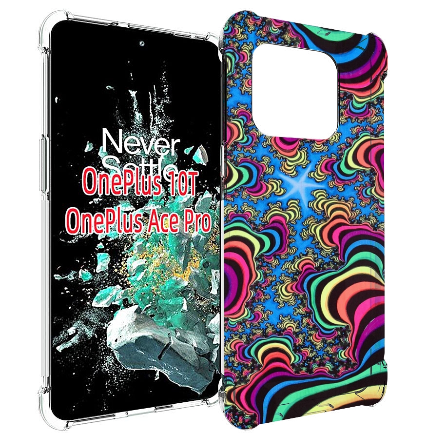 

Чехол MyPads щупальца иллюзия для OnePlus 10T, Прозрачный, Tocco