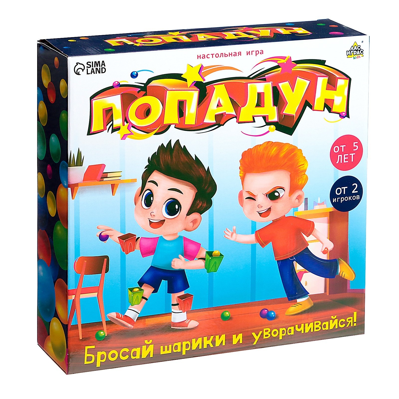 

Настольная игра Лас Играс "Попадун", на скорость и внимание