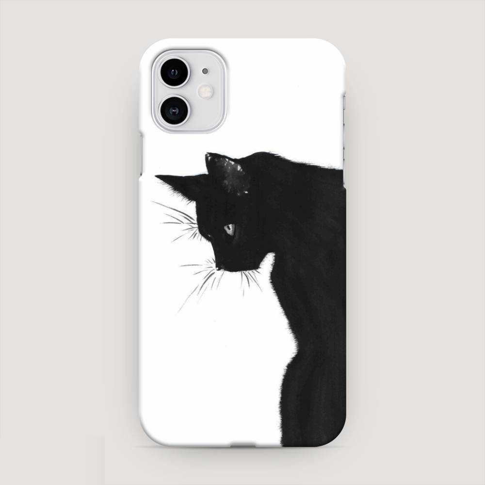 фото Чехол awog для apple iphone 11 "black cat"