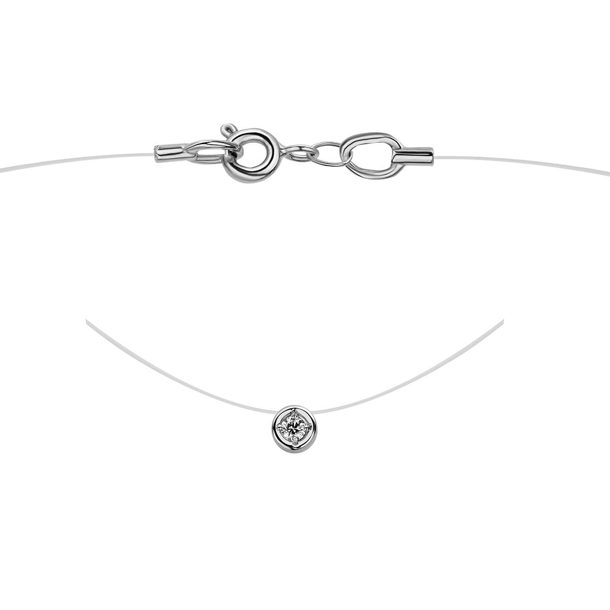 

Колье из серебра с фианитом 45 см Эстет 01Л151584, 01Л151584