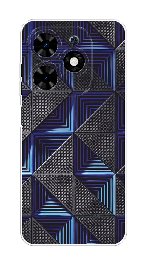 

Чехол на Tecno Spark Go 2024 "IBM", Серый;синий, 304650-1