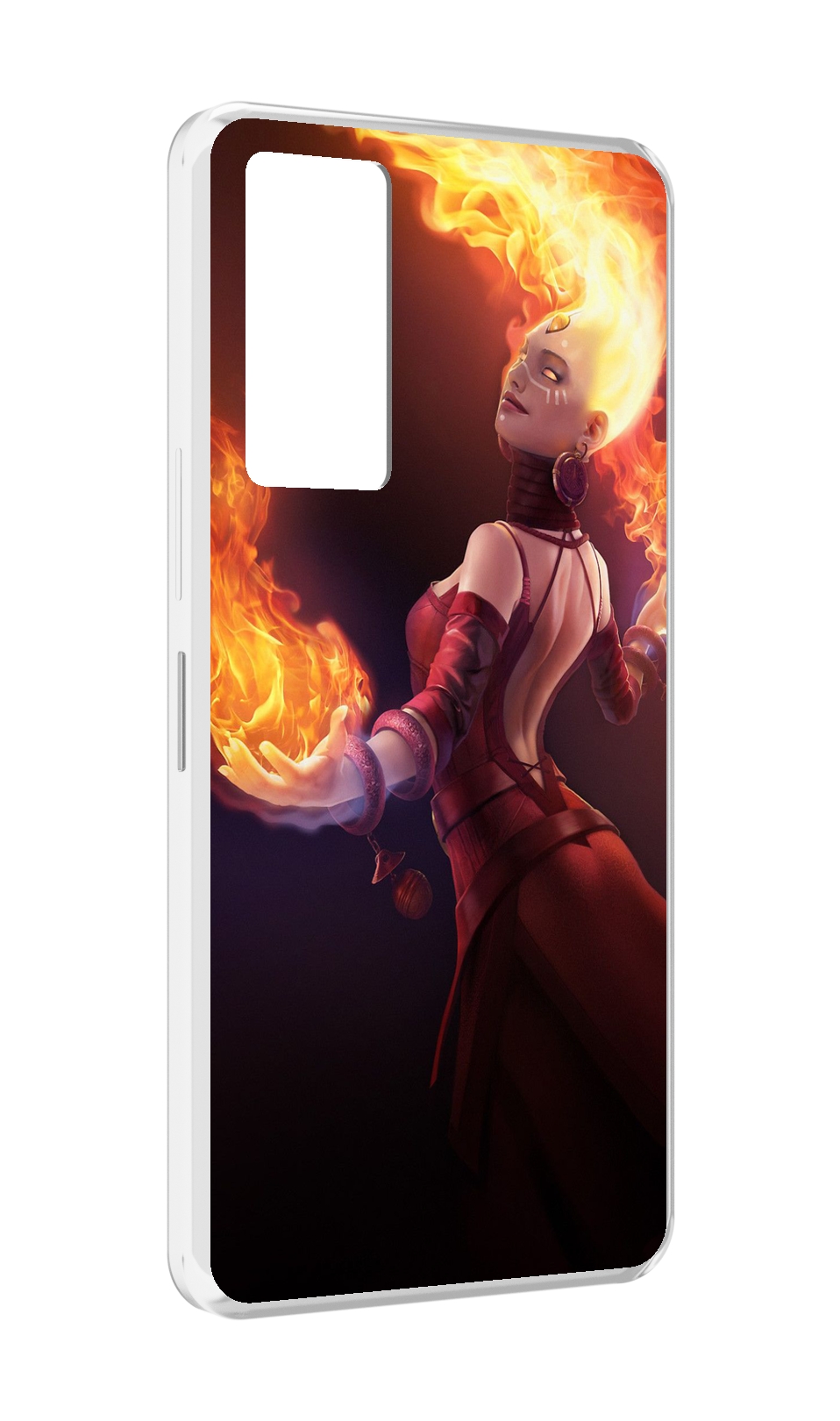 

Чехол MyPads dota 2 Lina для Infinix Note 11, Прозрачный, Tocco
