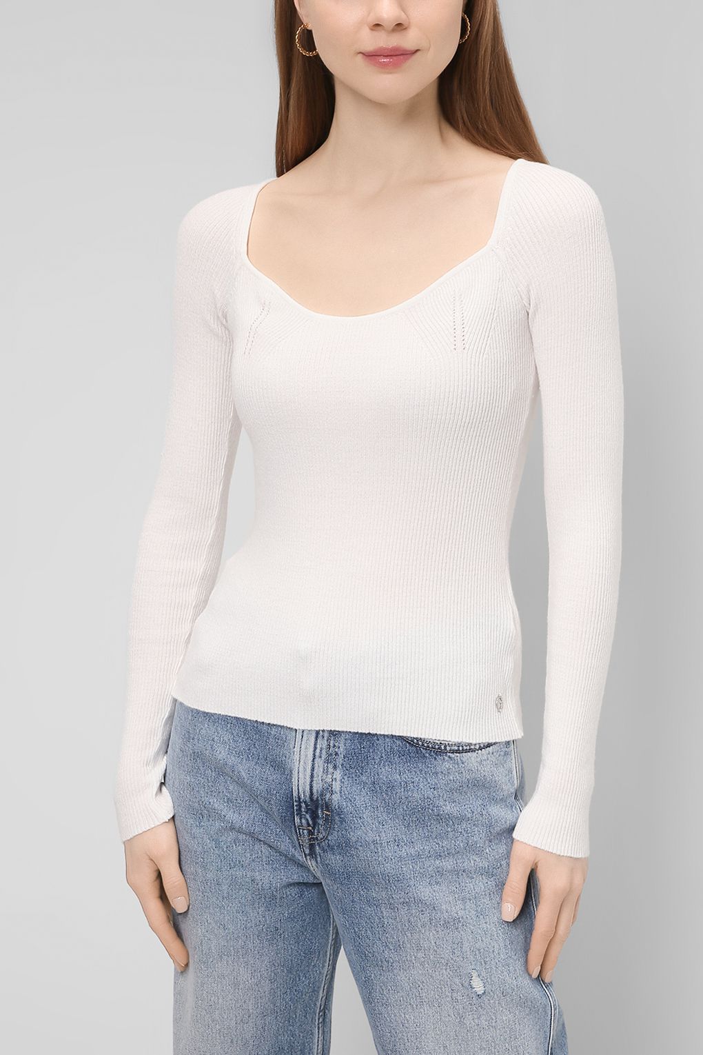 

Джемпер женский Guess W2RR02 Z2V42 белый L, W2RR02 Z2V42