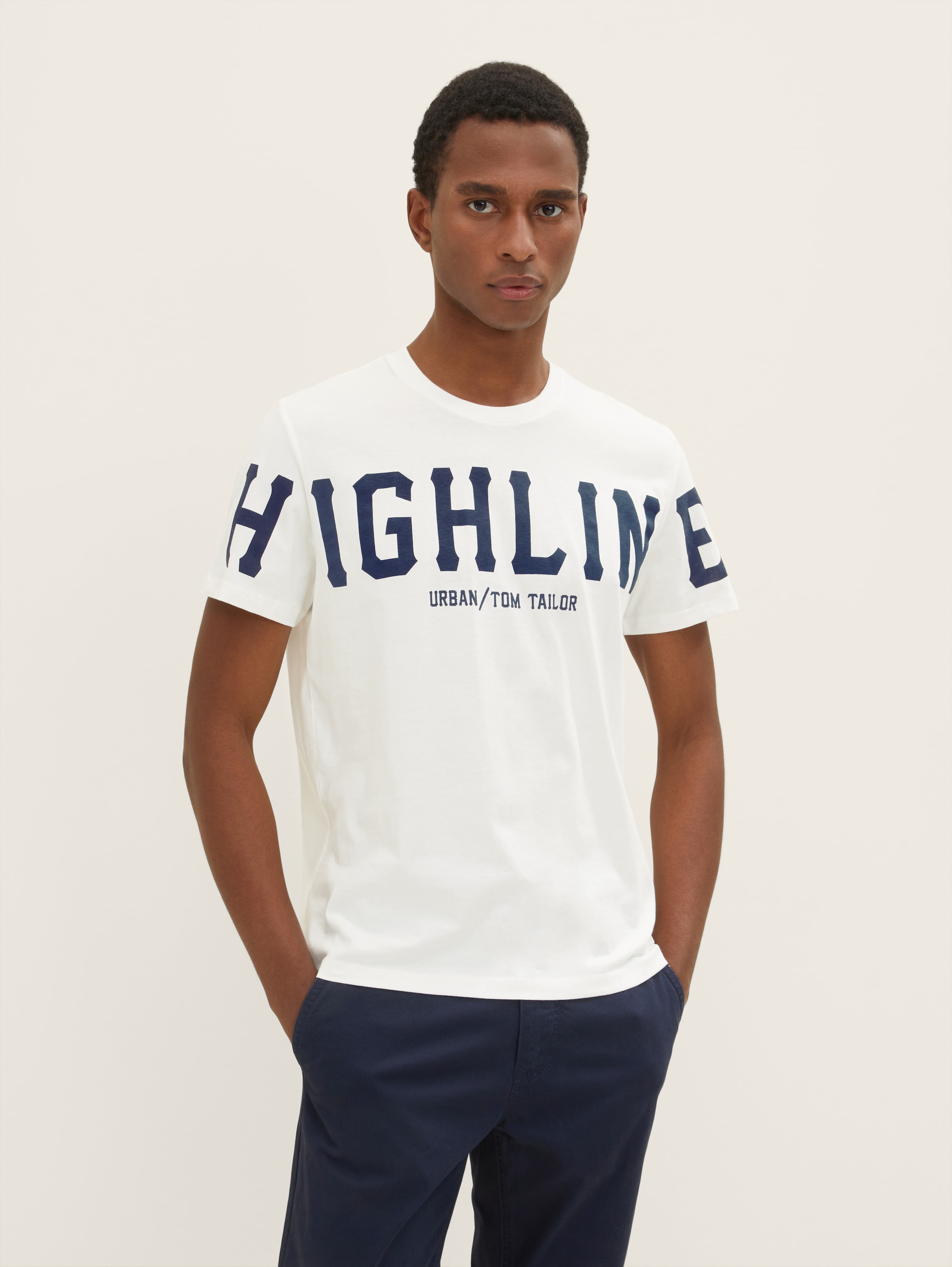 

Футболка мужская TOM TAILOR 1032005 белая XL, 1032005