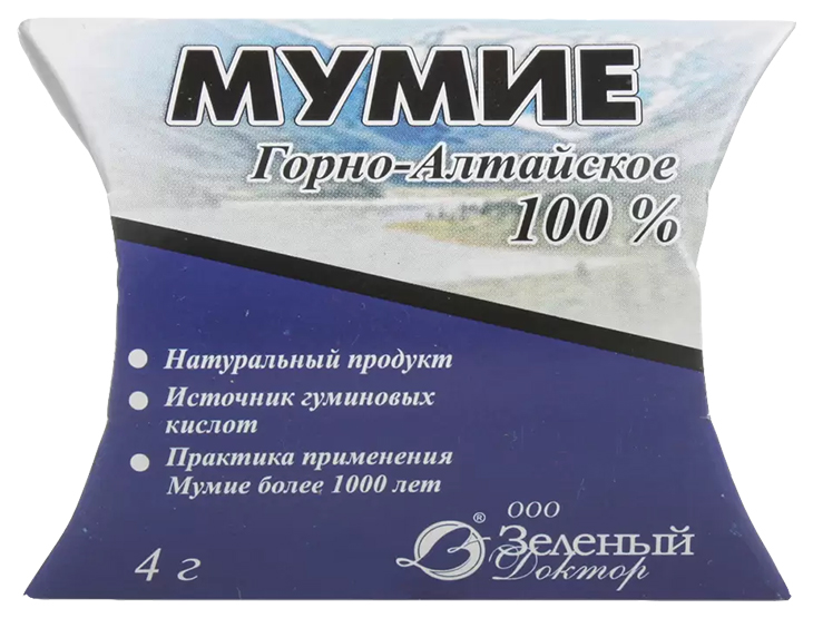 Мумие Горно-Алтайское пластина 4 г