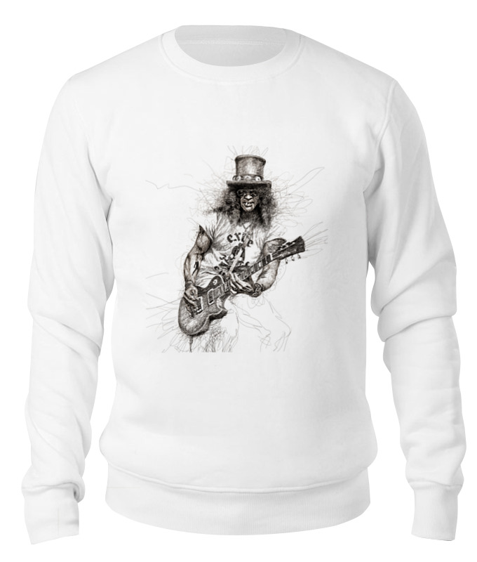 

Свитшот унисекс Printio Slash (guns n' roses) белый S, Slash (guns n' roses)