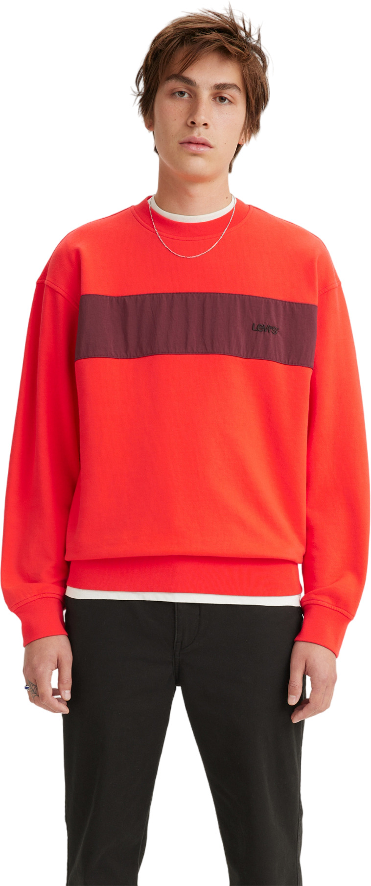 

Свитшот мужской Levi's Men Red Tab Sweats Crew Sport Sweatshirt красный S, Men Red Tab Sweats Crew Sport Sweatshirt