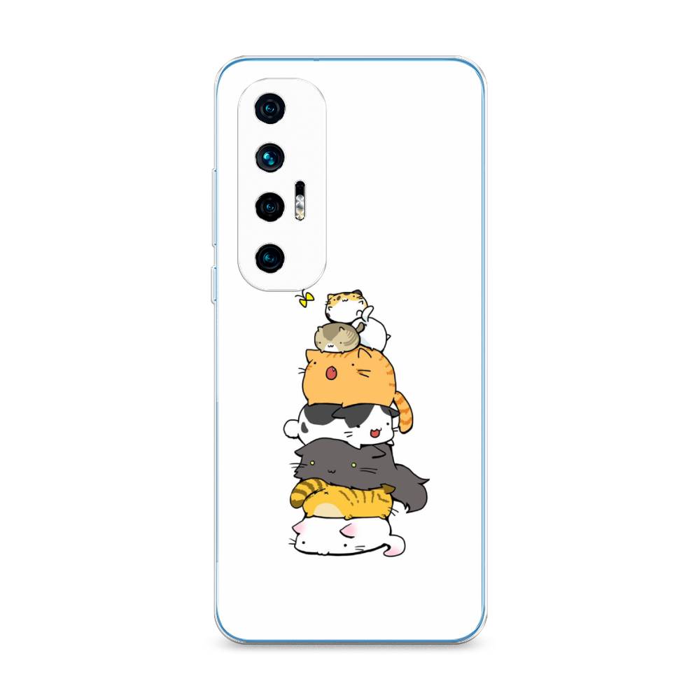 

Чехол Awog на Xiaomi Mi 10S "Бутерброд из котиков", Разноцветный, 310550-10