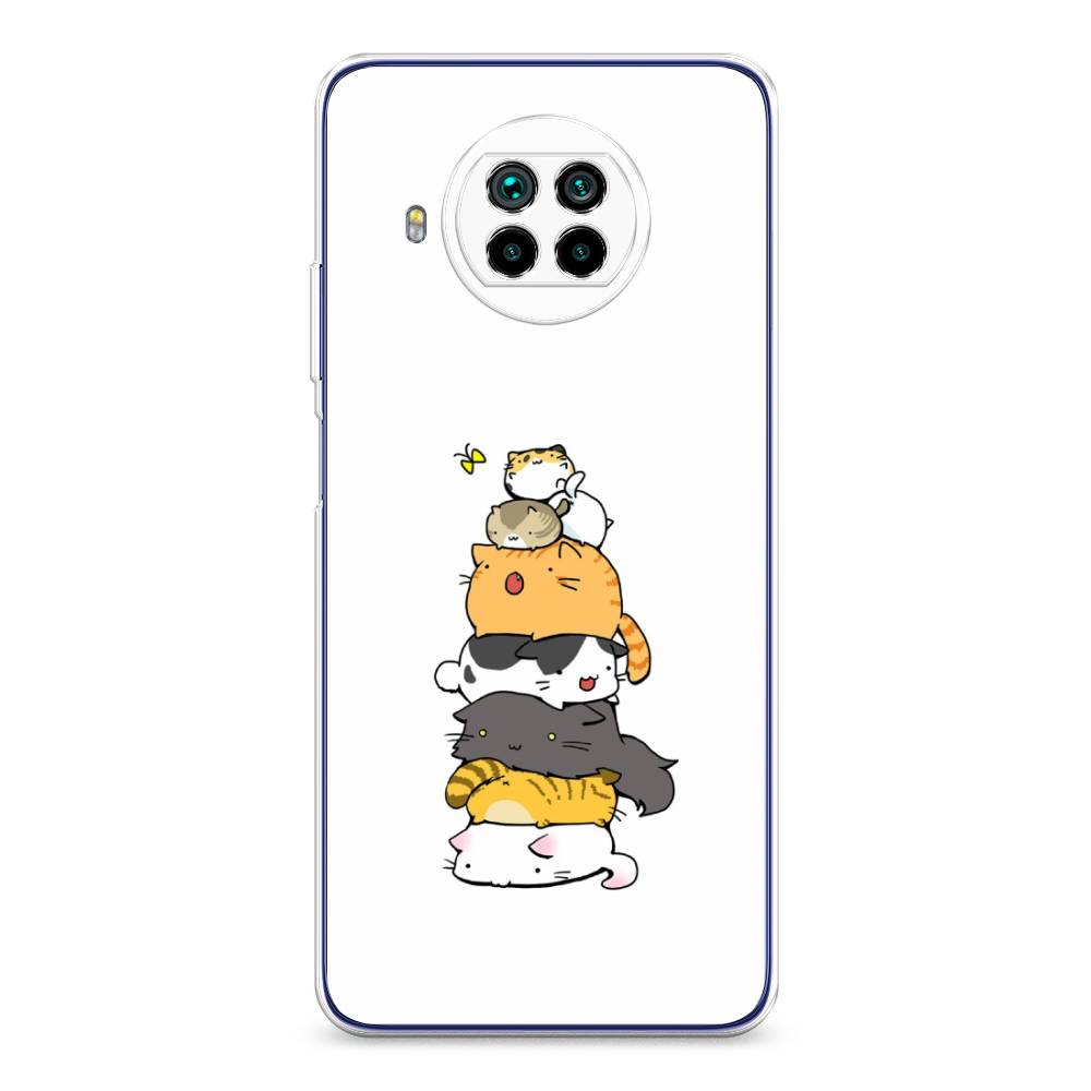 

Чехол Awog на Xiaomi Mi 10T Lite "Бутерброд из котиков", Разноцветный, 39150-10