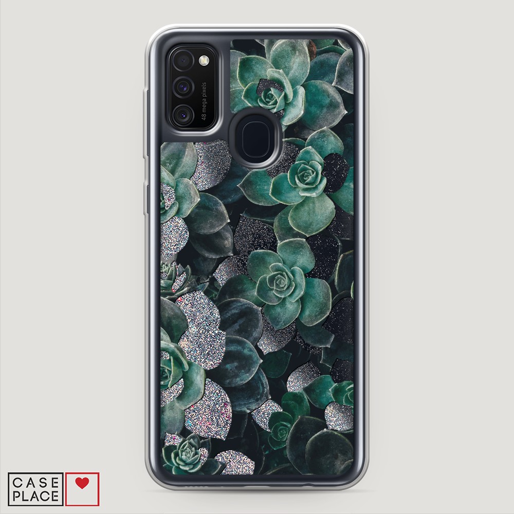 

Чехол Awog на Samsung Galaxy M21 "Сукуленты цветные", Разноцветный, 29791-1