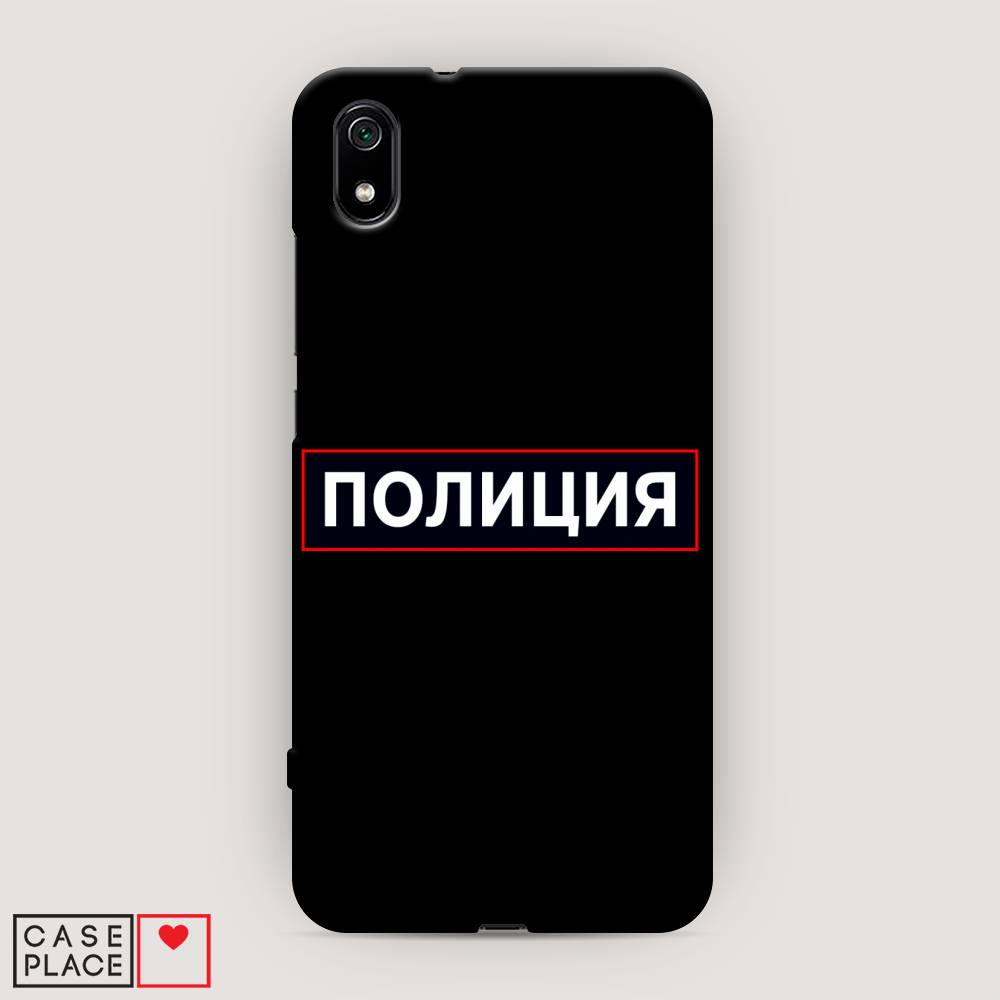 фото Пластиковый чехол "police logo" на xiaomi redmi 7a awog