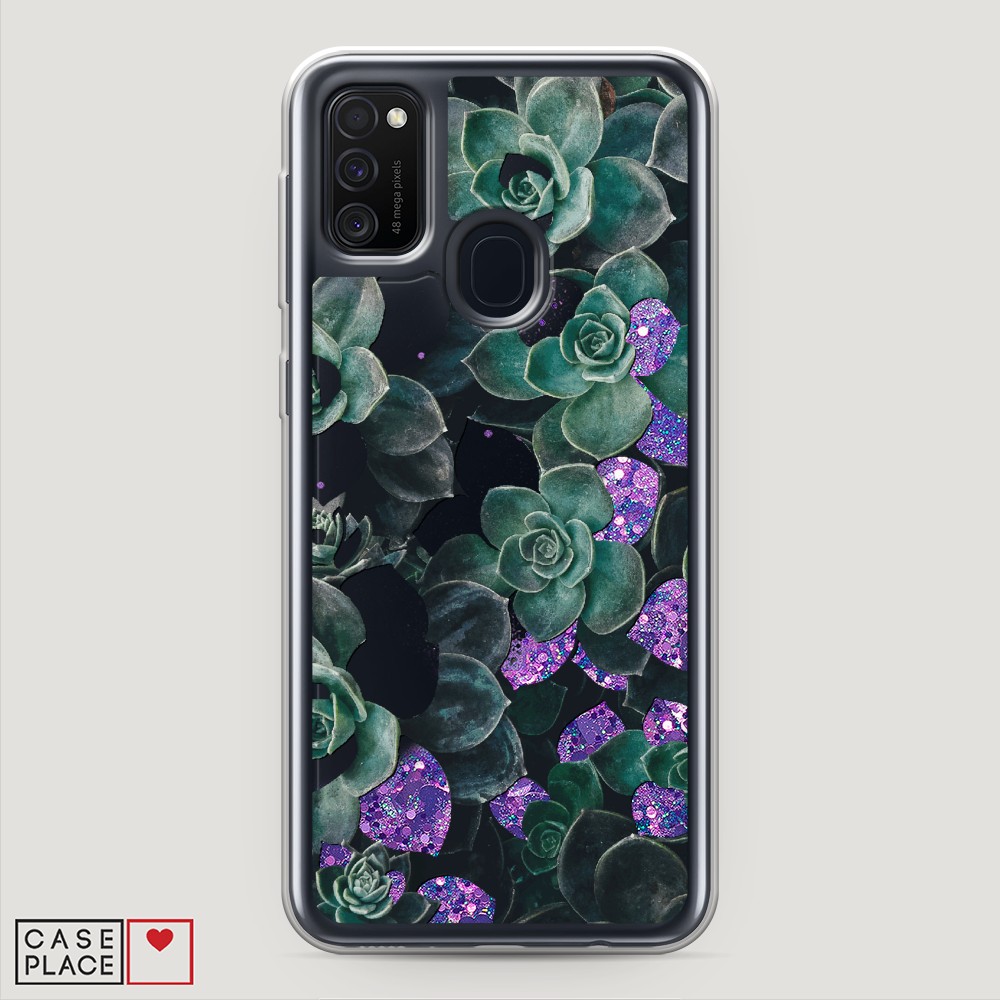 

Чехол Awog на Samsung Galaxy M21 "Сукуленты цветные", Разноцветный, 29792-1