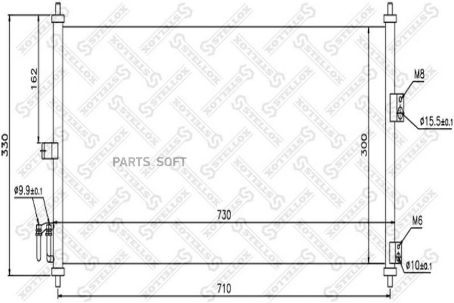 

STELLOX Радиатор STELLOX 1045170sx