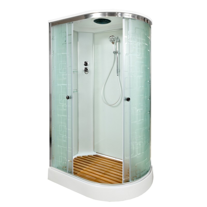 

Душевая кабина Deto Em EM1512 L 120 x 80 см, с крышей, стандартная EM1512L, EM1512L