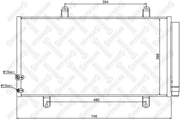 

STELLOX Радиатор STELLOX 1045719sx