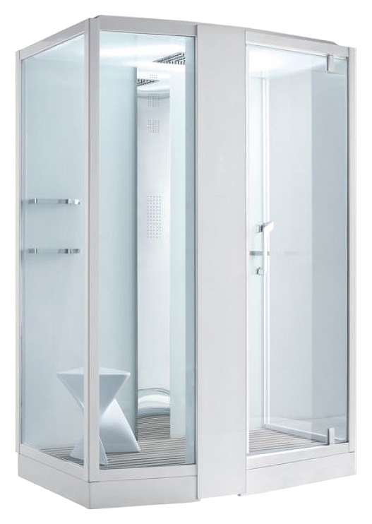 

Душевая кабина Orans SR-89102LS белая, с баней 89102LW, 89102LW