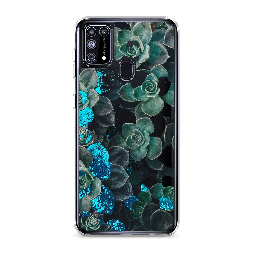 

Чехол Awog на Samsung Galaxy M31 / Самсунг M31 "Сукуленты цветные", 2100793-1