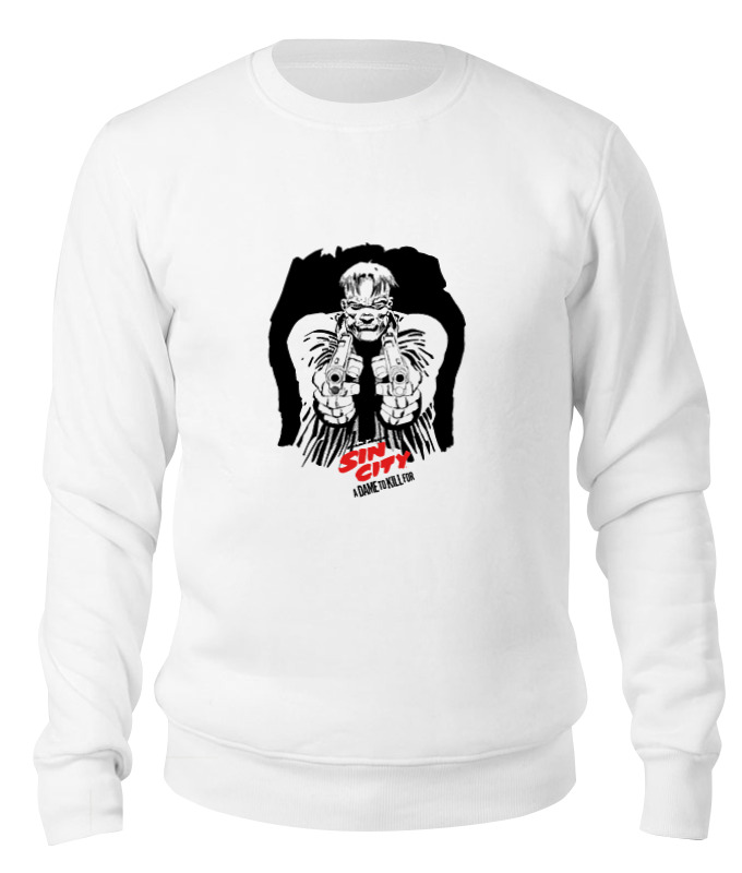 

Свитшот унисекс Printio Sin city / город грехов белый XL, Sin city / город грехов