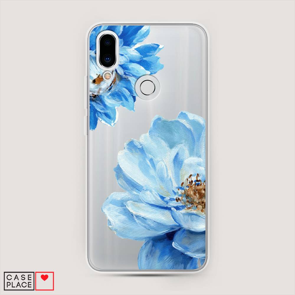 

Чехол Awog на Meizu Note 9 "Голубые клематисы", Голубой, 73350-8