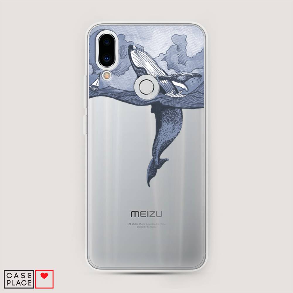 фото Чехол awog "два измерения" для meizu note 9
