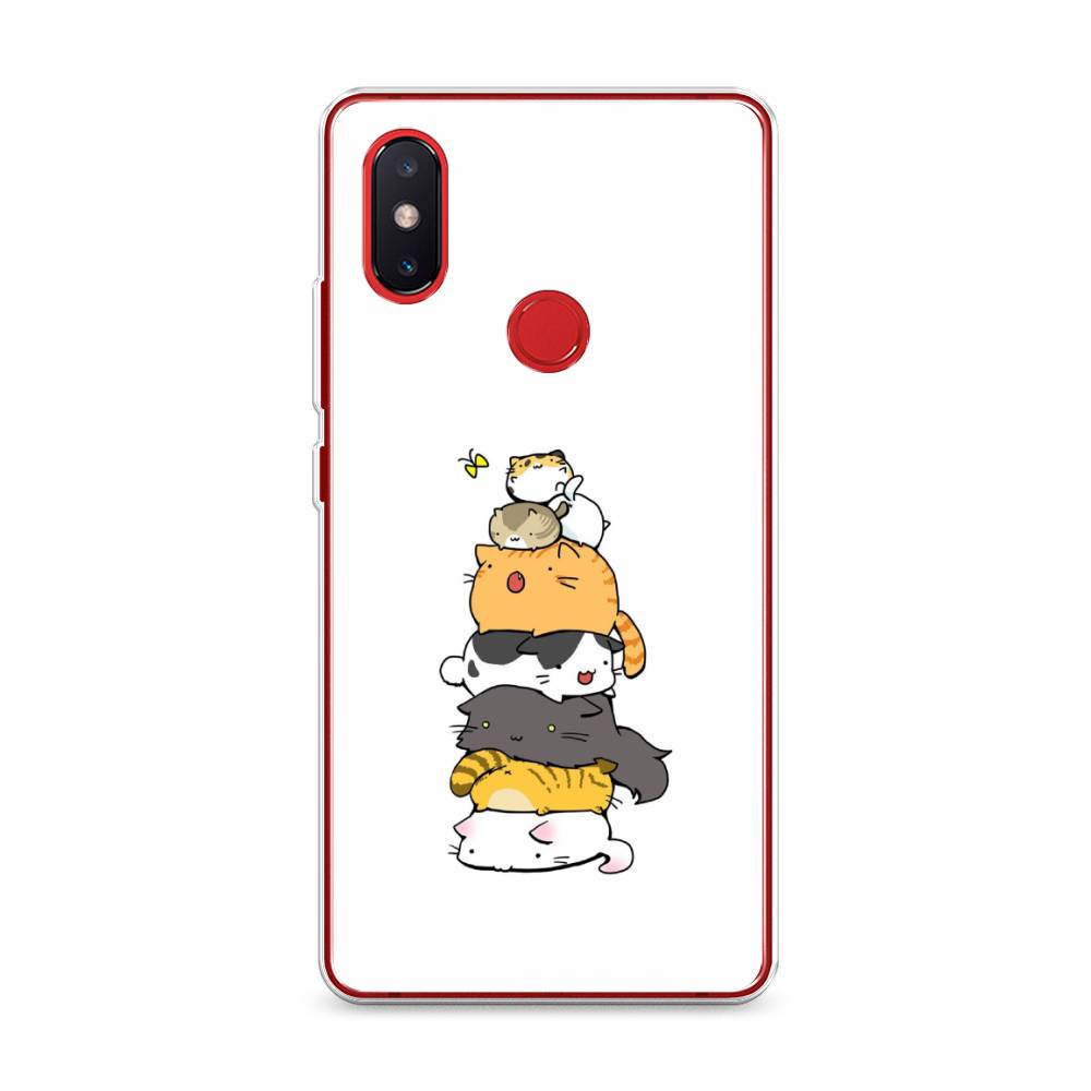 

Чехол Awog на Xiaomi Mi 8 SE "Бутерброд из котиков", Разноцветный, 33750-10