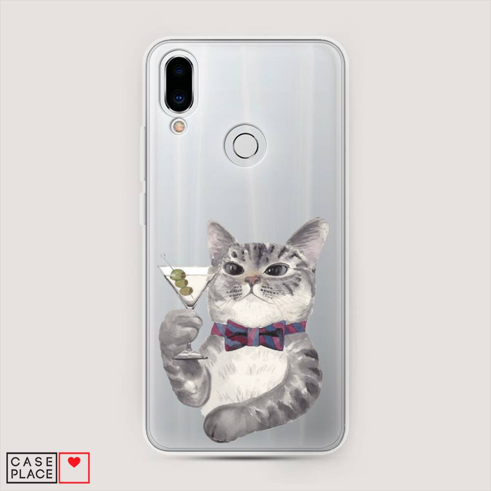 

Чехол Awog "Кот джентльмен" для Meizu Note 9