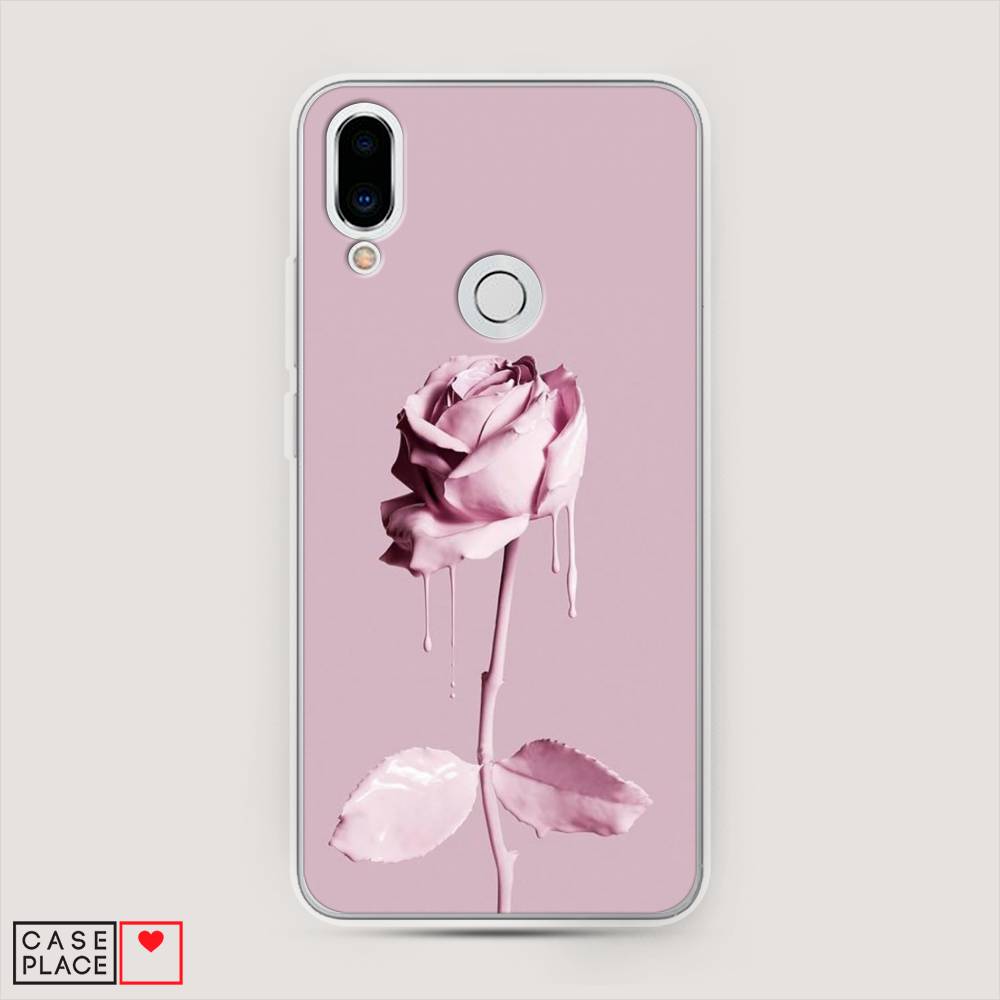 

Чехол Awog на Meizu Note 9 "Роза в краске", Белый;розовый, 73350-8