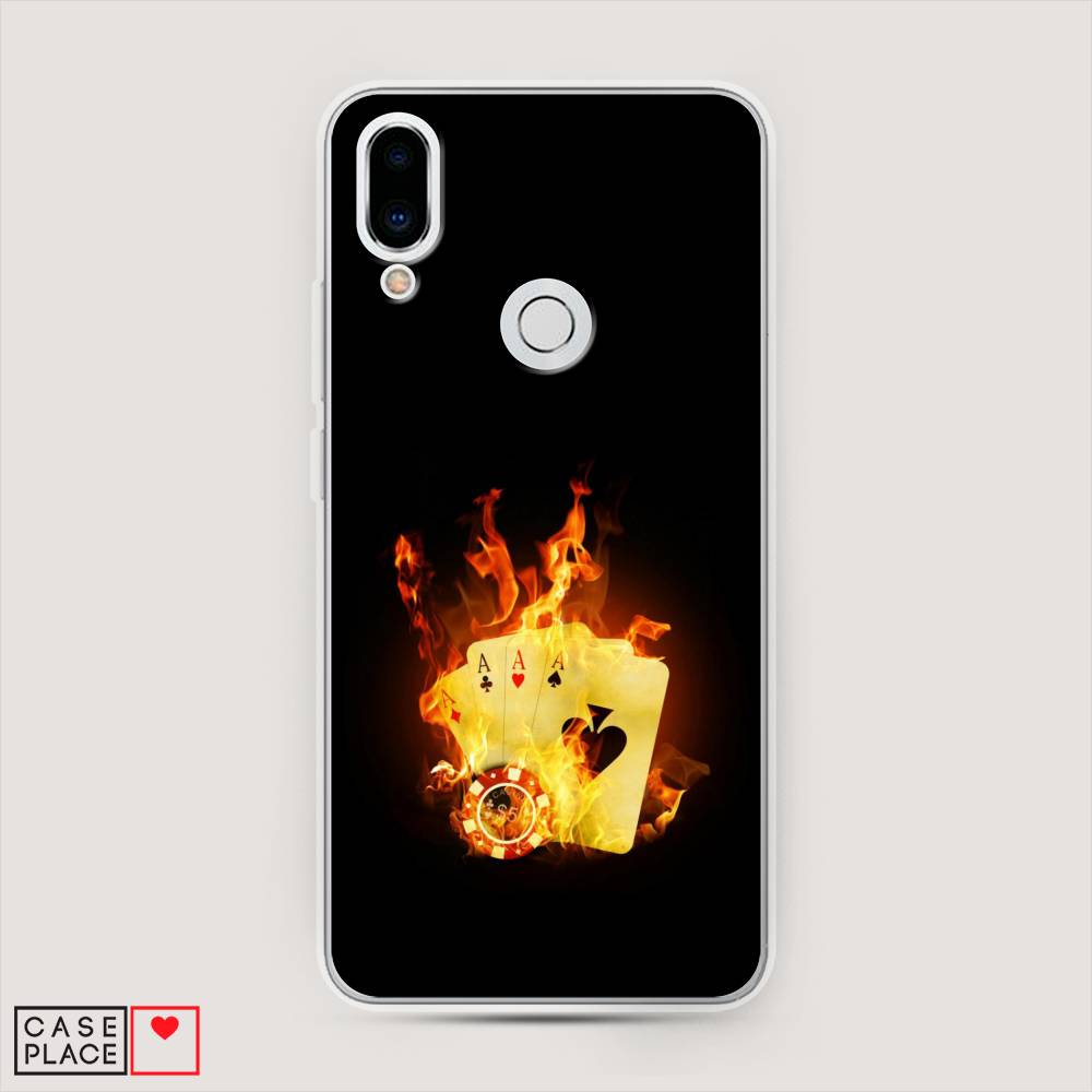 

Чехол Awog на Meizu Note 9 "Горящие карты", Черный;оранжевый, 73350-9