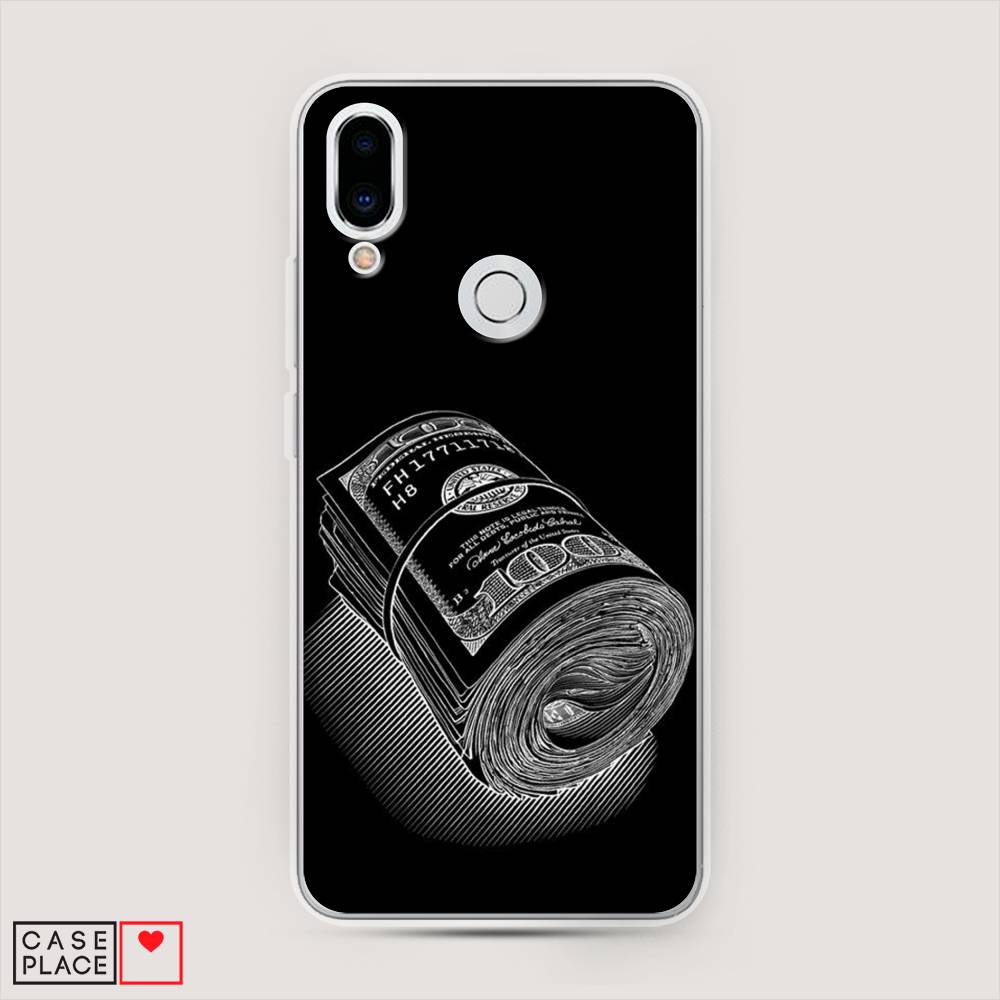 

Чехол Awog на Meizu Note 9 "Кубышка денег", Черный;серебристый, 73350-5