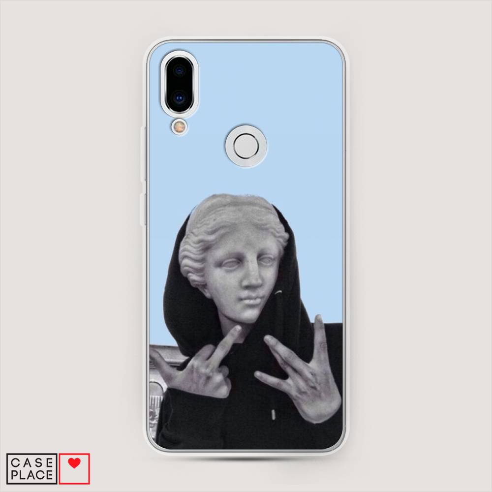 

Чехол Awog на Meizu Note 9 "SWAG статуя", Голубой, 73350-9
