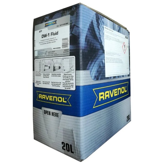 фото Трансмиссионное масло ravenol atf dw-1 fluid (20л)