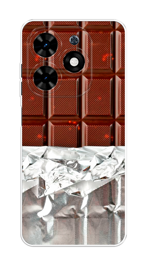 

Чехол на Tecno Spark Go 2024 "Шоколад в обертке", Коричневый, 304650-1