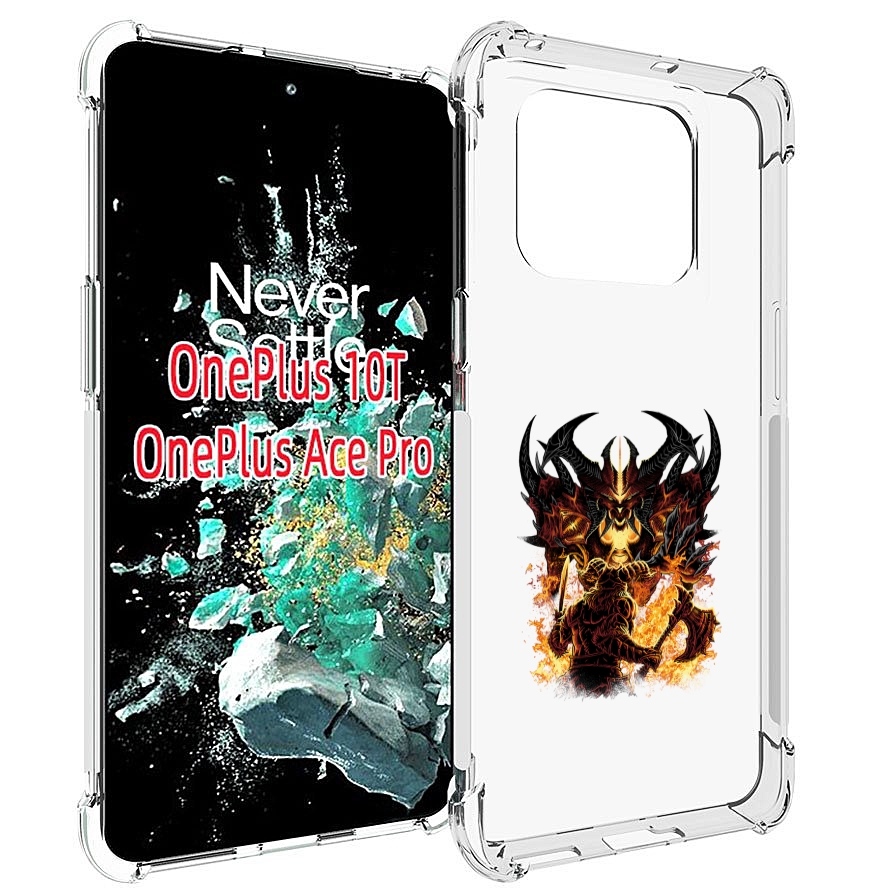 

Чехол MyPads демон shadow fiend для OnePlus 10T, Прозрачный, Tocco