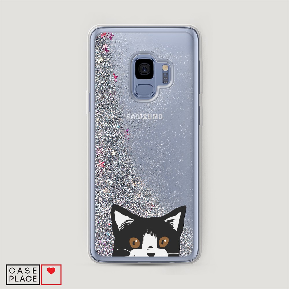 

Жидкий чехол с блестками "Звездный единорог" на Samsung Galaxy S20
