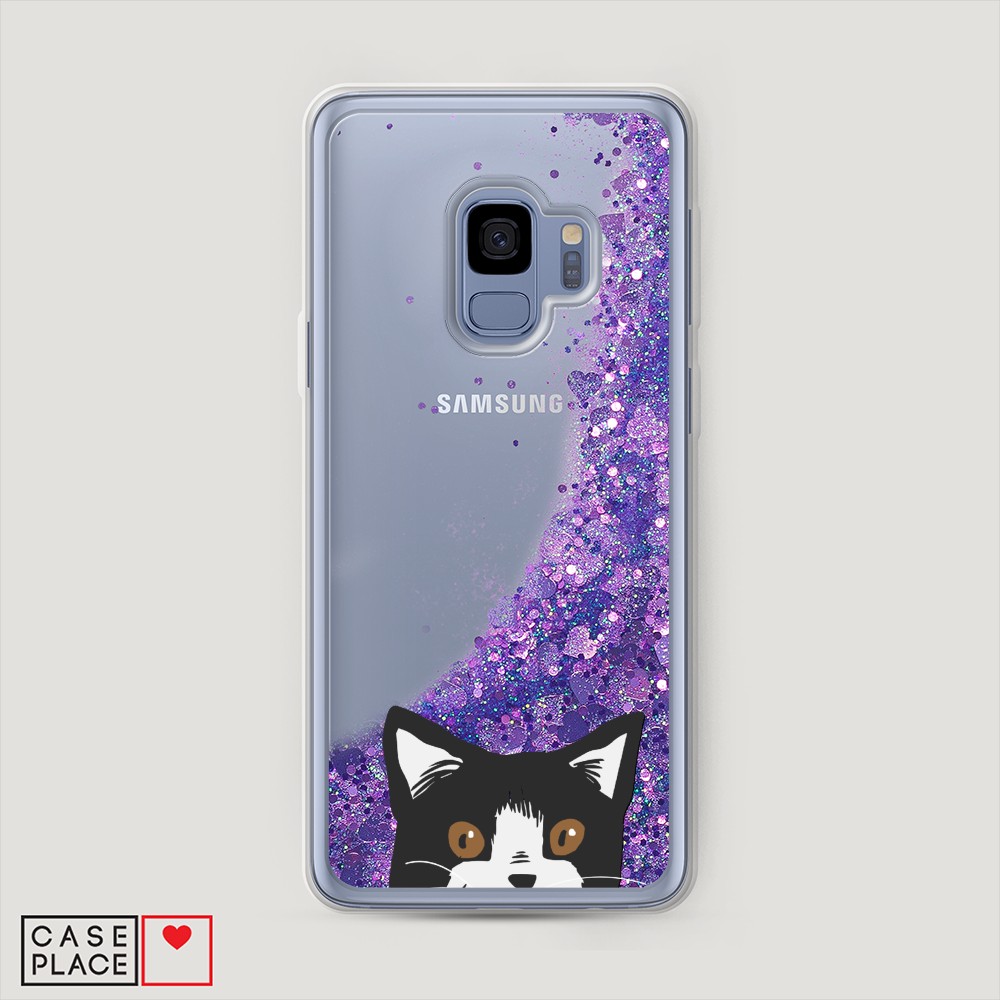 

Чехол Awog "Подглядывающий кот" на Samsung Galaxy S9, 25792-1