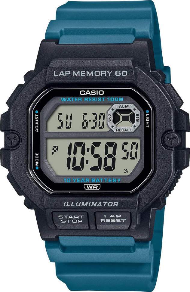 

Наручные часы мужские Casio WS-1400H-3A, WS-1400H-3A