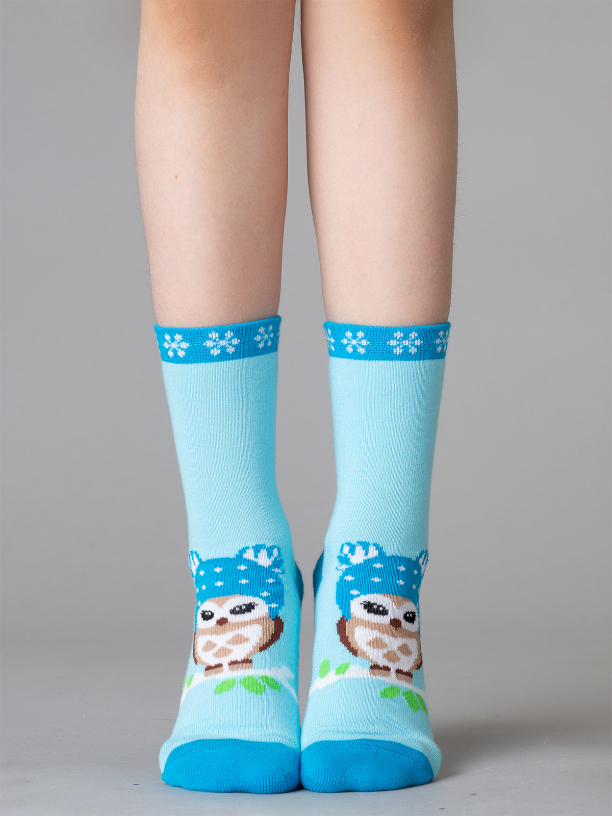 фото Носки детские omsa kids 21p64 цв. голубой р. 28-30