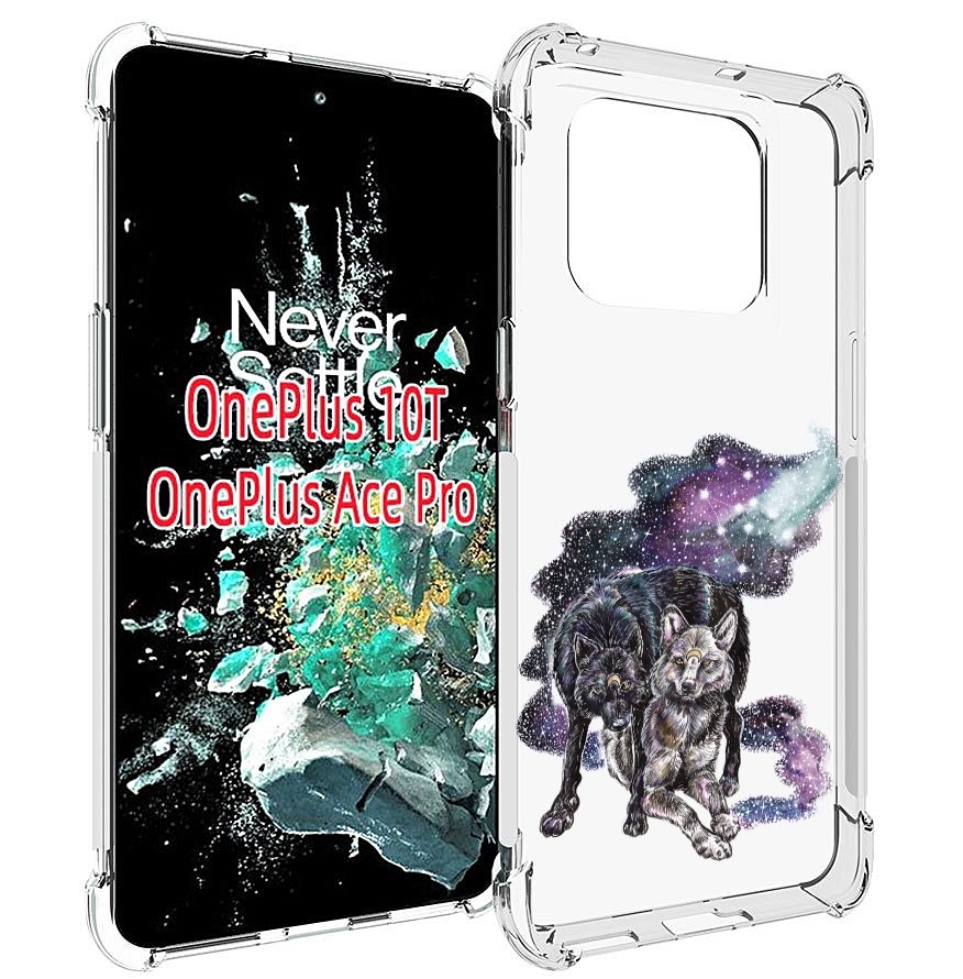 

Чехол MyPads звездные волки для OnePlus 10T, Прозрачный, Tocco