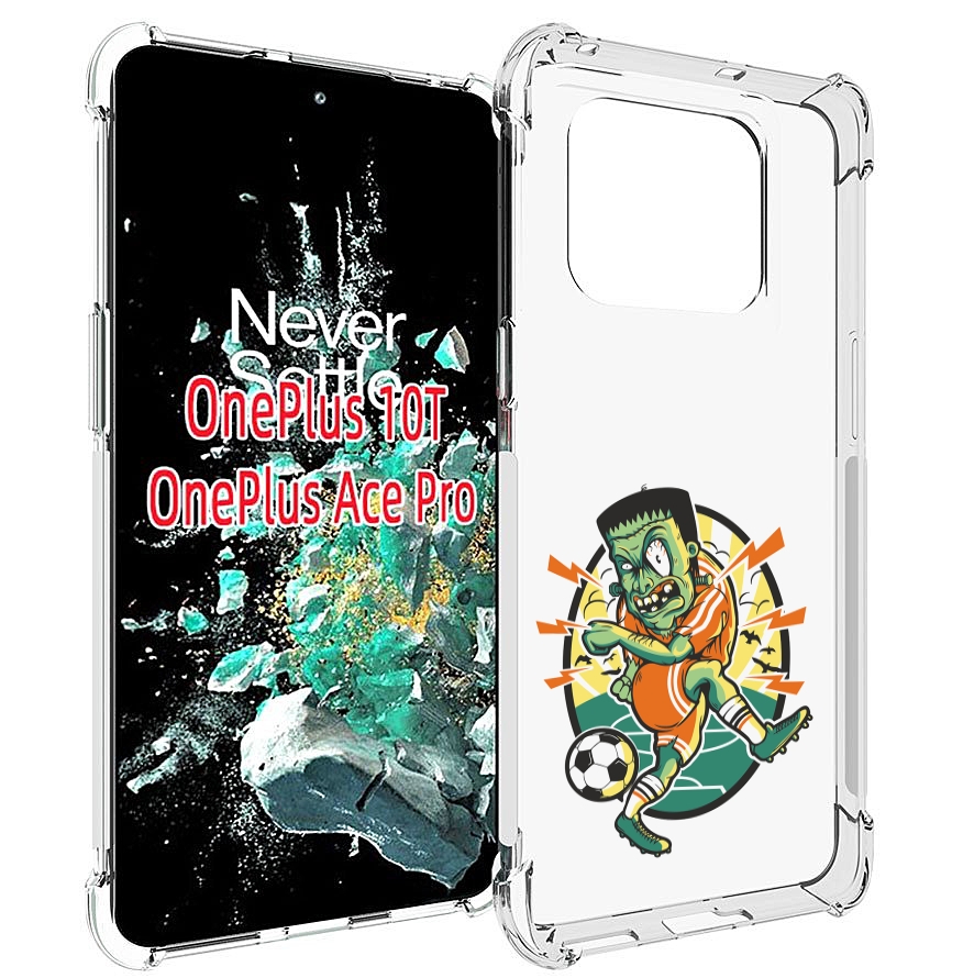 

Чехол MyPads зомби футболист для OnePlus 10T, Прозрачный, Tocco