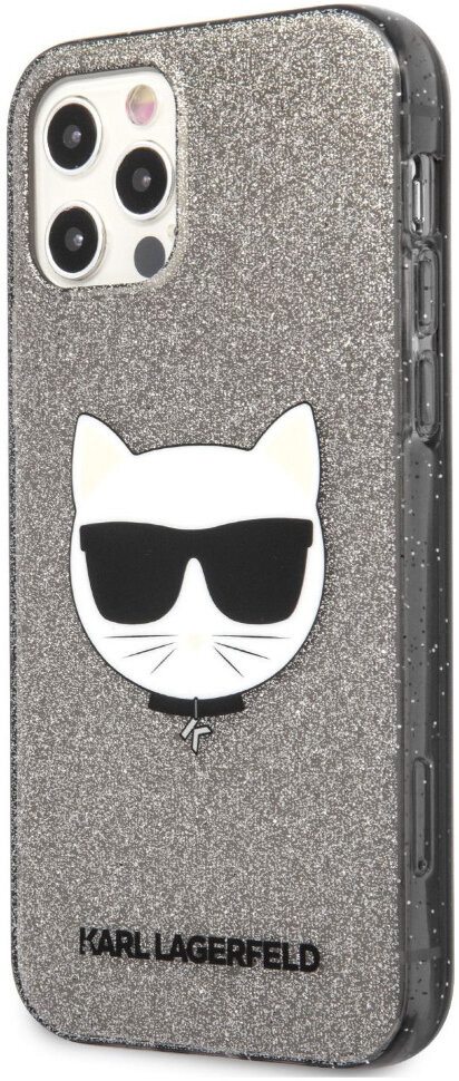 фото Чехол cg mobile karl lagerfeld tpu glitters choupette hard для iphone 12 pro max, черный