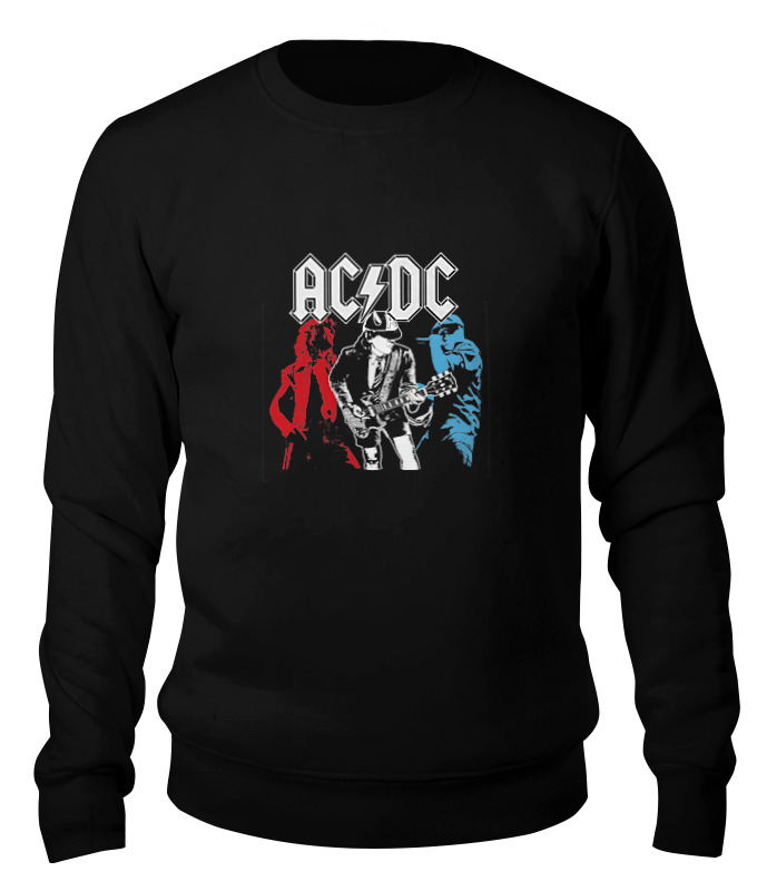 

Свитшот унисекс Printio Ac/dc черный S, Ac/dc