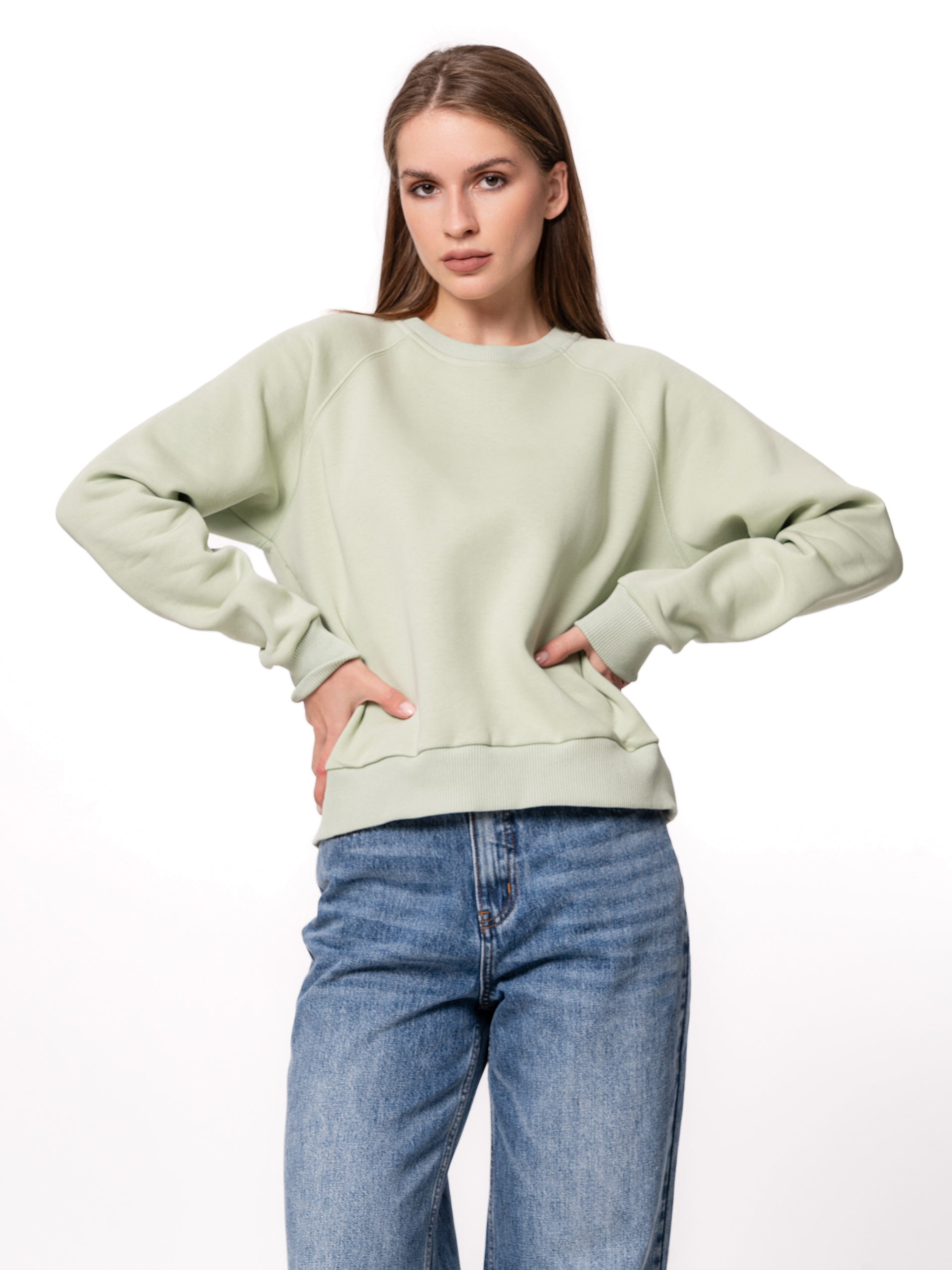 Свитшот женский NCF SWEATSHIRT зеленый S