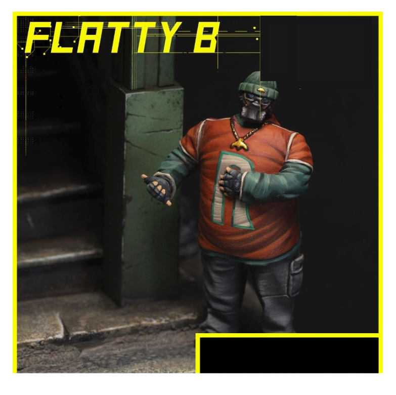 

MR-AM56 Миниатюра Flatty B