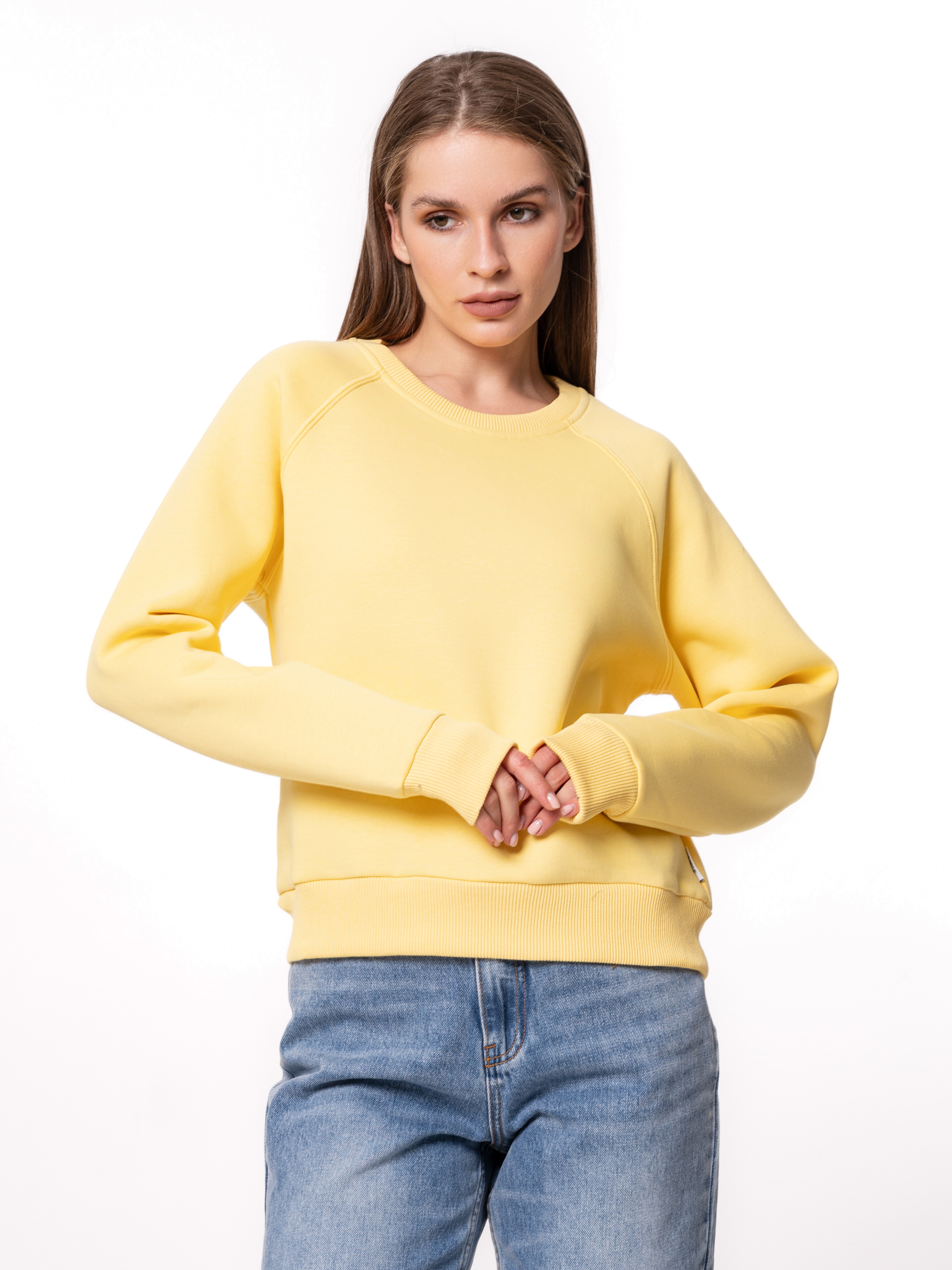 Свитшот женский NCF SWEATSHIRT желтый M